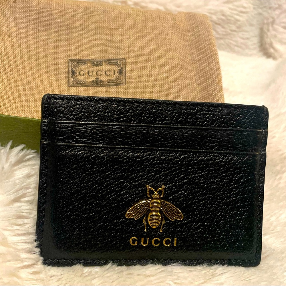 Gucci Animalia leather cardholder